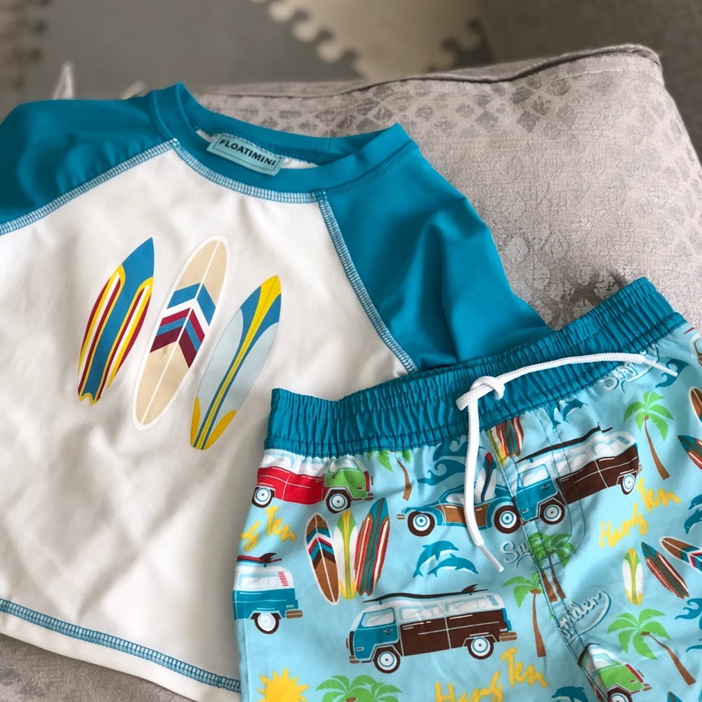 Toddler bathing suit set